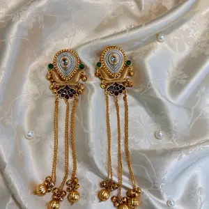 Kashmiri Fashion Earrings, High-Quality Classic Style Earrings for Female, Alloy Costume Jewelry Accessories