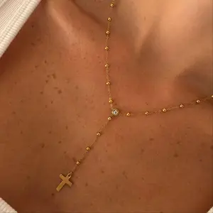 EVRY JEWELS Gold or Silver Plated Women's Hypoallergenic Lariat Necklaces EVRY JEWELS Gold or Silver Plated Women's Hypoallergenic Lariat Necklaces