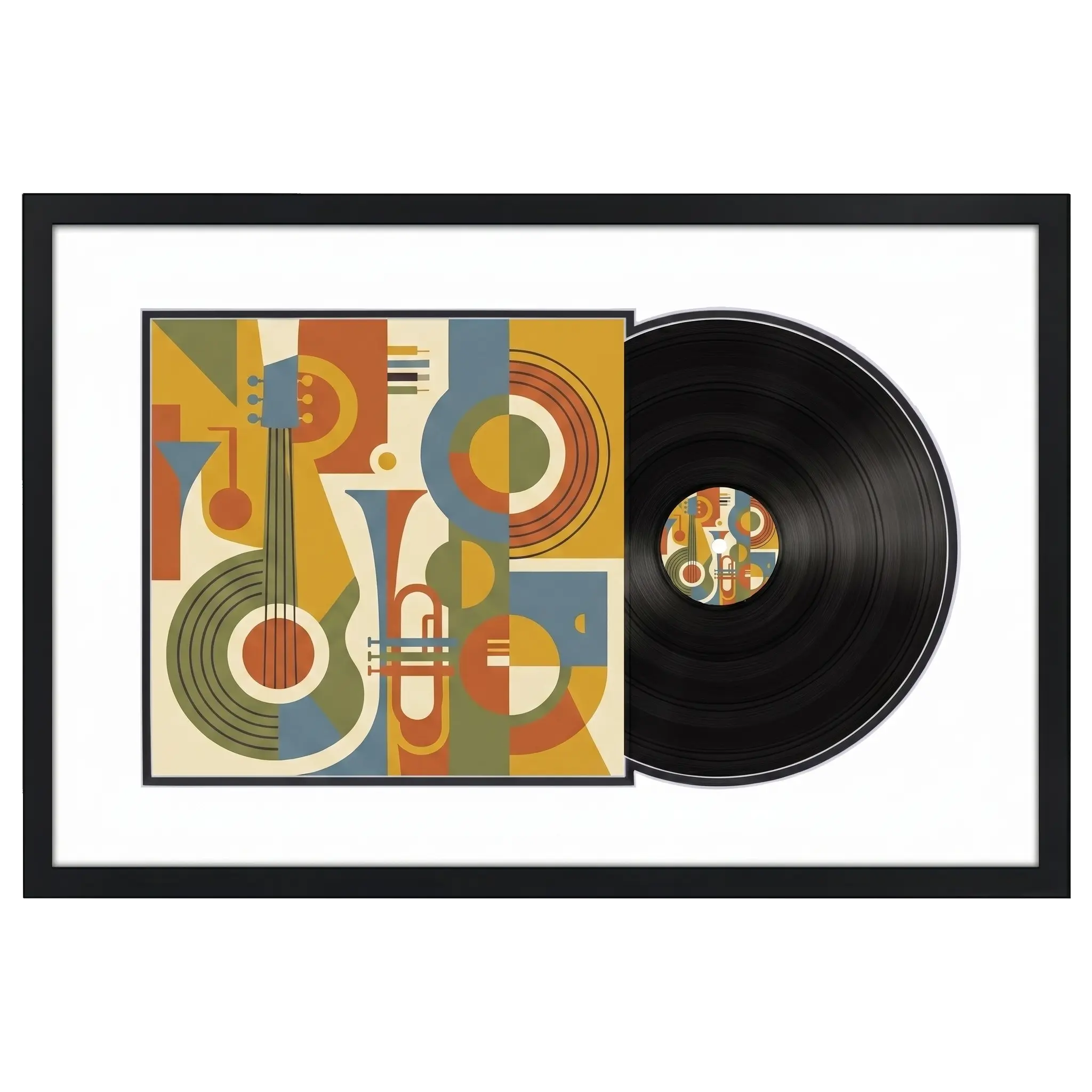 Signature CD & Record Album Matted Picture Frame Signature CD & Record Album Matted Picture Frame