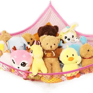 Pink Stuffed Animal Net or Hammock, Toy Hammock, Teddy Bear Hammock, Jumbo Stuffed Animal Storage Net! XWG
