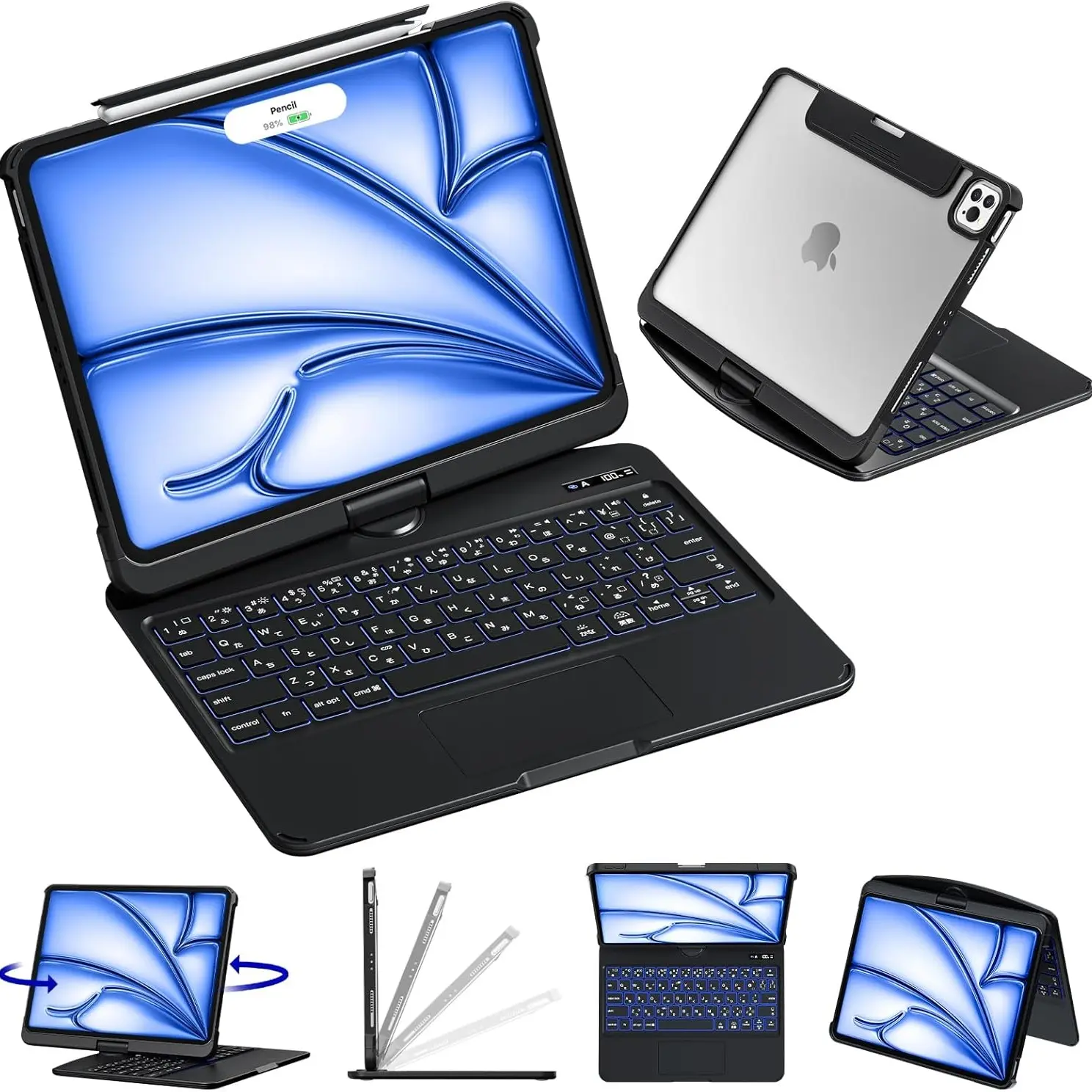 Black (not include iPad)