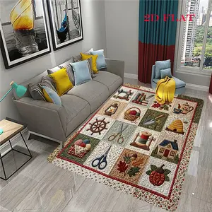 Handmade 2D FLAT Printing Office Carpet Chair Mat Fashion Art Door Mat Floor Mat Living Room Bedroom Carpet Office Chair Mat/Chair Mat Carpet Decoration Christmas Festival Gift Birthday Gift 800g/㎡ DT17