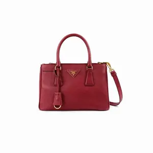 Pre-owned PRADA ` Tote Bags Galleria tote bag in red saffiano leather