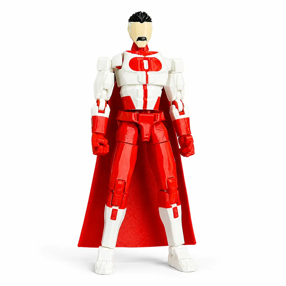 T13 Action Figure, Titan13 Action Figure 3D Printed Multi-Jointed Movable Robot Toy with 6 Pairs of Interchangeable Hands and Accessories, Fidget Desk Decor and Birthday Gift for Adult Collectors