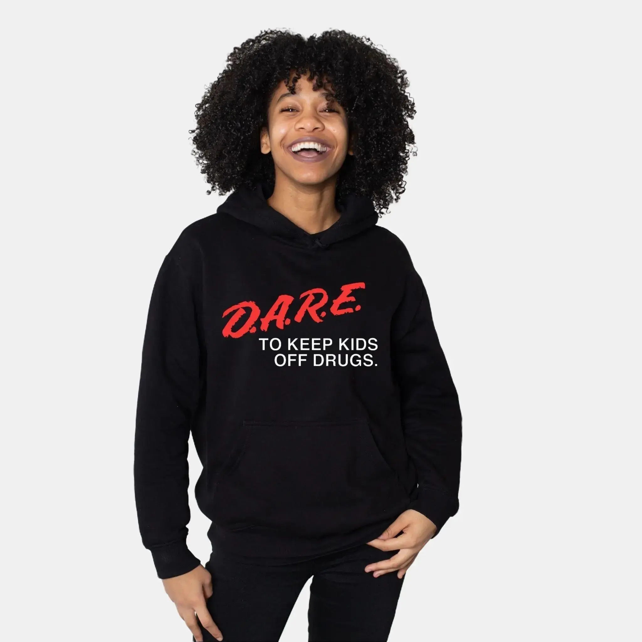 Retro 90s Vintage Style Dare Hoodie