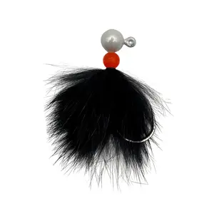 Rabbit Reaper Hand-Tied Jig - Pearl/Black