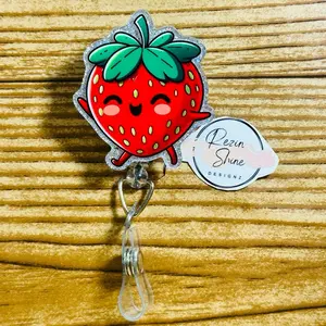Happy Strawberry Badge Reel