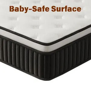 12/14-Inch Hybrid Mattress Springs, Lumbar Support & Ergonomic Design, Pressure Relief, Motion Isolation, Firm Edge Support, Medium Firm, Breathable, 100-Night Trial, Mattress in a Box, Gel Memory Foam (Twin/Full/Queen/King) high-quality