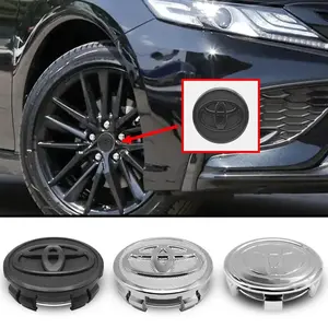 4Pcs ABS 57mm Car Tyre Wheel Center Hub Cap Badge Accessories For Toyota Corolla Camry Rav4 Yaris Hilux Prius Auris Avensis CHR