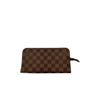 Pre-owned Louis Vuitton h9 hz60998 Brown Damier Long Wallet