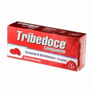 Tribedoce Compuesto Complejo B - 30 Tabletas Original de Mexico Vitamin B12 Formula For Wellness Dietary Healthcare Fitness colageno vitamina Capsules