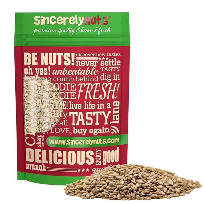 Sincerely Nuts Sunflower Seed Kernels Raw (No Shell) (5lb bag) | Delicious Antioxidant Rich Snack | Source of Protein, Fiber, Essential Vitamins & Minerals | Vegan and Gluten Free
