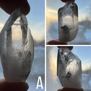Natural Quantum Quartz Healer: Rare Crystal Healers & Natural Energy Amplifiers for Spiritual Wellness, Mind-Body Harmony Spiritual Transformation, Ethically Hand Sourced & Cleansed