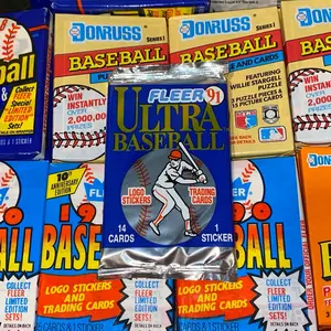 Fleer ultra 1991 baseball pack unopened