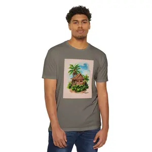 Philippine Hut (Bahay Kubo) Unisex CVC Jersey T-shirt