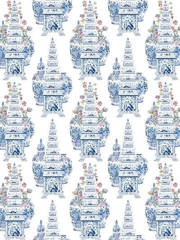 Masterpieces Tulip White Fabric