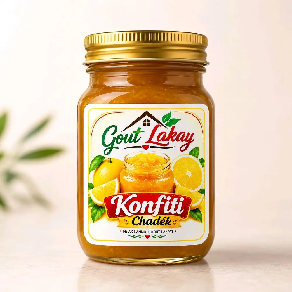Gout Lakay Konfiti Chadèk (Haitian Grapefruit Jam) – 16 oz