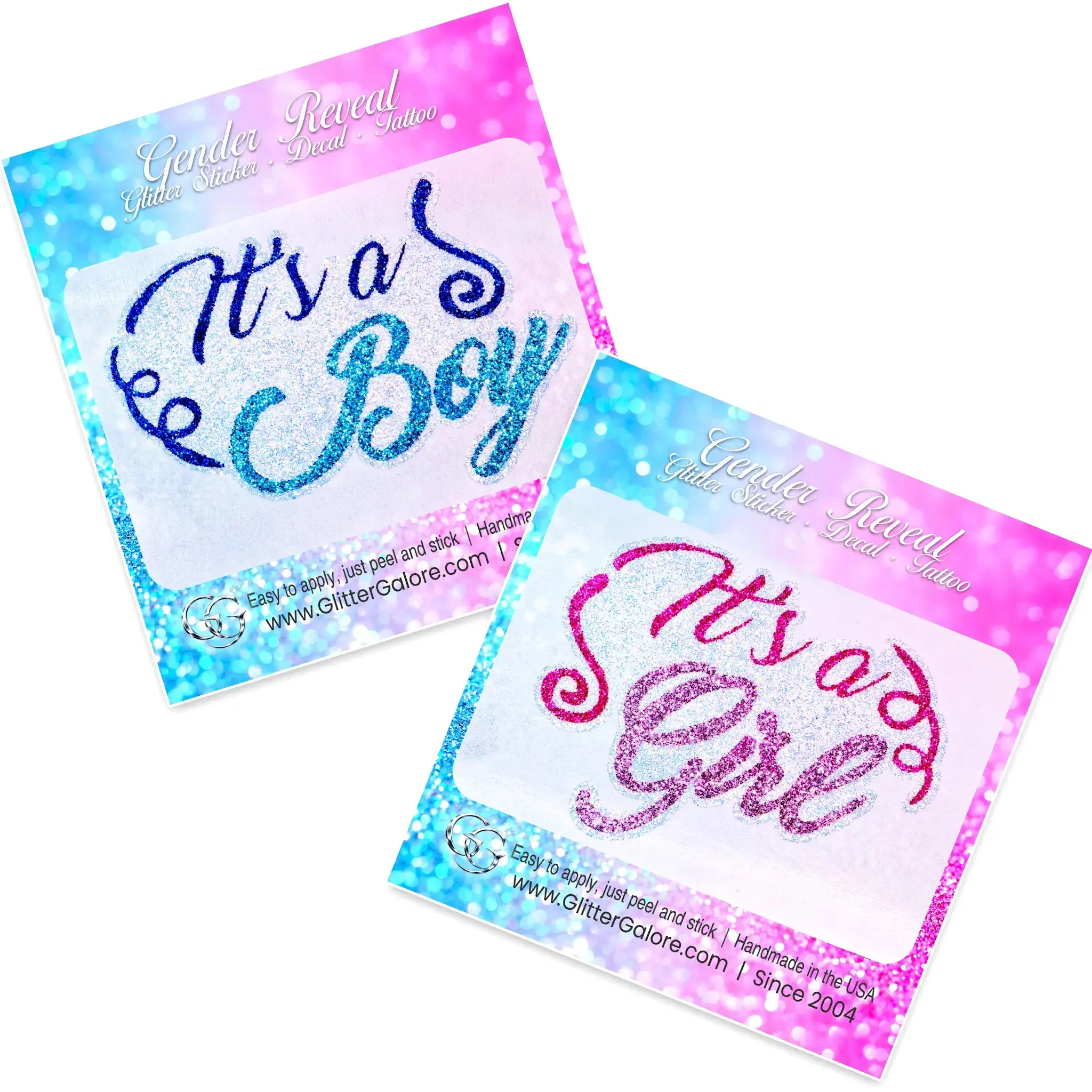 Baby Reveal, Gender Reveal, Newborn Celebration Stickers