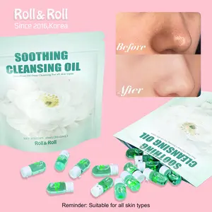 Roll&Roll Natural Cleansing Oil – Best for Sensitive & Acne-Prone Skin, Waterproof Makeup Remover Oil – Nourishing & Gentle!Valentine's Day gift