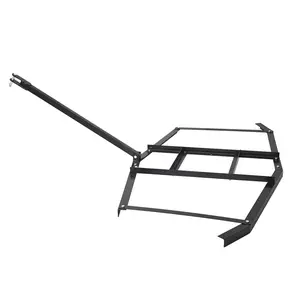 Drag Harrow, 74" Width Tow Behind Drag Harrow, Q235 Steel Driveway Grader with Adjustable Bars & Pin Hitch, Support up to 50 lbs, Tractor Driveway Harrow for ATVs, UTVs, Garden Lawn Tractors
