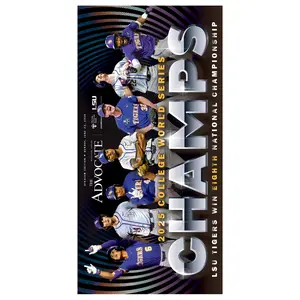 CHAMPS - LSU wins national championship - On-field stadium edition - POSTER NO FRAME