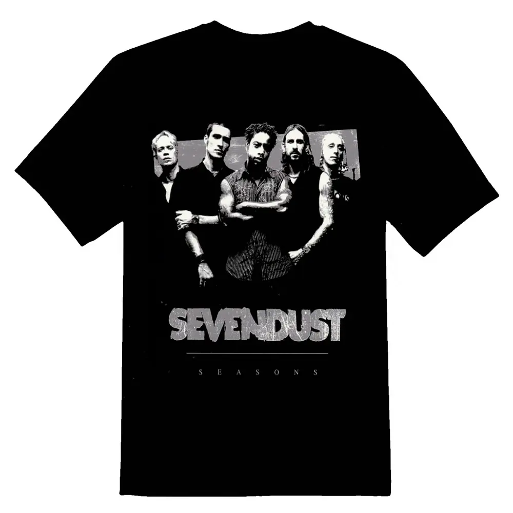 Sevendust Graphic Tee Vintage Nu Metal Band Merchandise Shirt Top For Fan HY4245