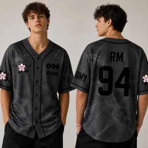 Kpop Group Bangtan-Camo Style Jersey, Custom Bangtan Boys Members Baseball Jersey For Army, Bangtan World Tour 2026 Merch Top, Bangtan Comeback 2026 Sports Vest OZI