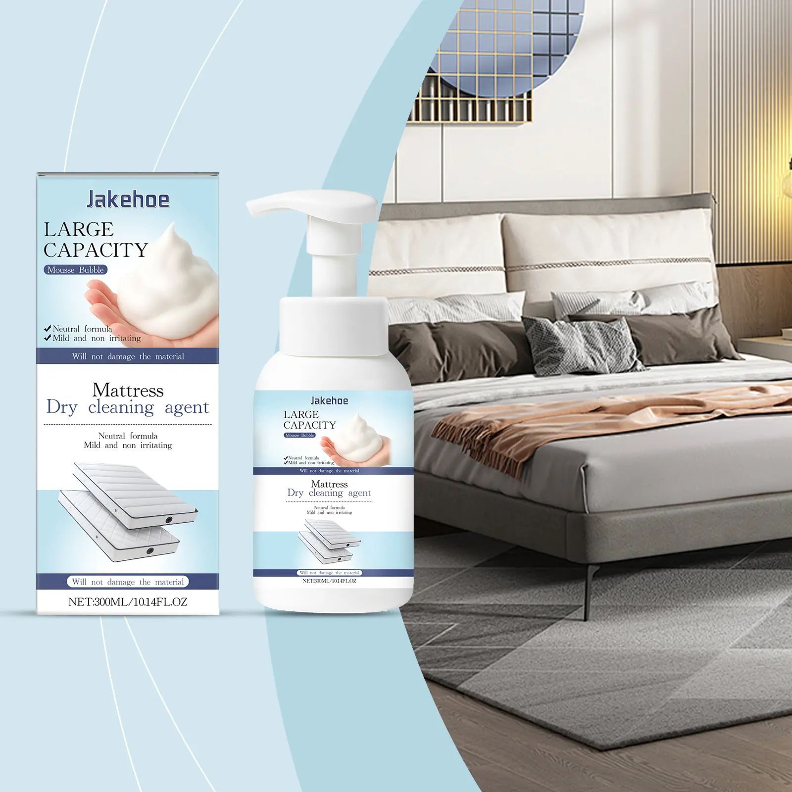 Mattress Cleaner, Mattress Carpet Stain Remover, Multi-Purpose Daily Use Cleaning Agent, Home Maintenance Essential