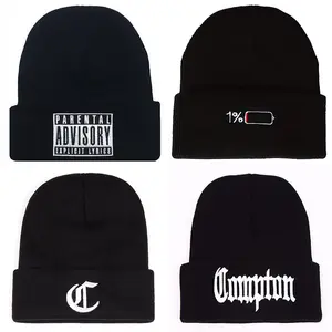NEW HATS Multi style letter embroidery Beanie Hat Everyday Wear Keep Warm Durable Knitted Hat Hip Hop Skullcap Brimless Cap