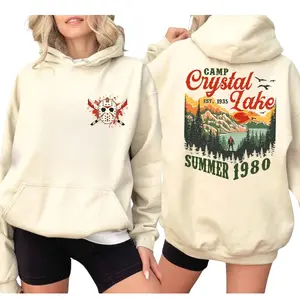 Camp Crystal Lake Sweater, Jason Vo0rhsses Halloween Hoodie, Vo0rhsses Camp Crystal Summer 1980 Retro Horror Movie, Vo0rhsses Fans Crewnecks SUO