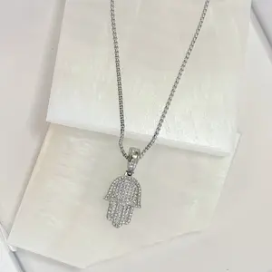 CRYSTAL HAMSA necklace