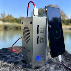 This 5-in-1 electronic ignition tool, radio, and multi-functional power bank includes emergency lighting. Made of metal, it's easy to carry and makes a perfect Christmas gift for a friend.