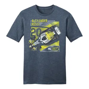 2025 Alexander Rossi Car T-Shirt, IndyCar Racing Graphic Tee, Open Wheel Motorsport Fan Shirt, Race Day Apparel Gift for Him USA