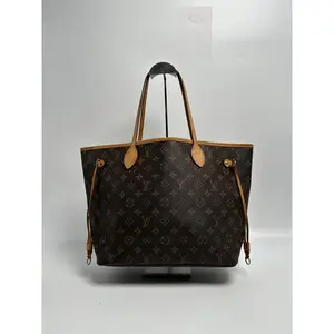 Pre-owned Louis Vuitton Canvas Tote Bags Neverfull MM Monogram Tote Bag JA849LV