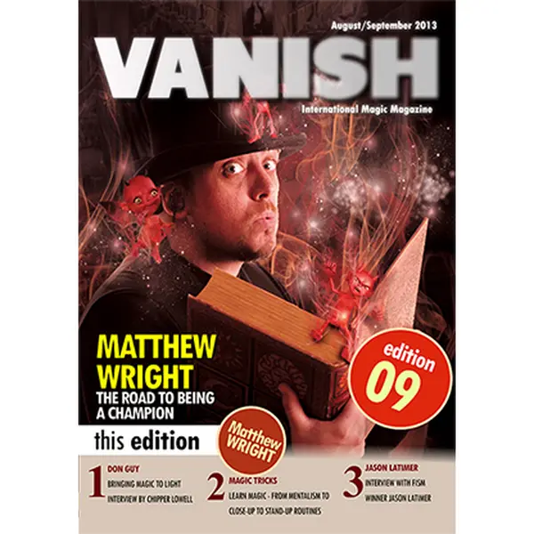 VANISH Magazine August/September 2013 - Matthew Wright eBook (Download)