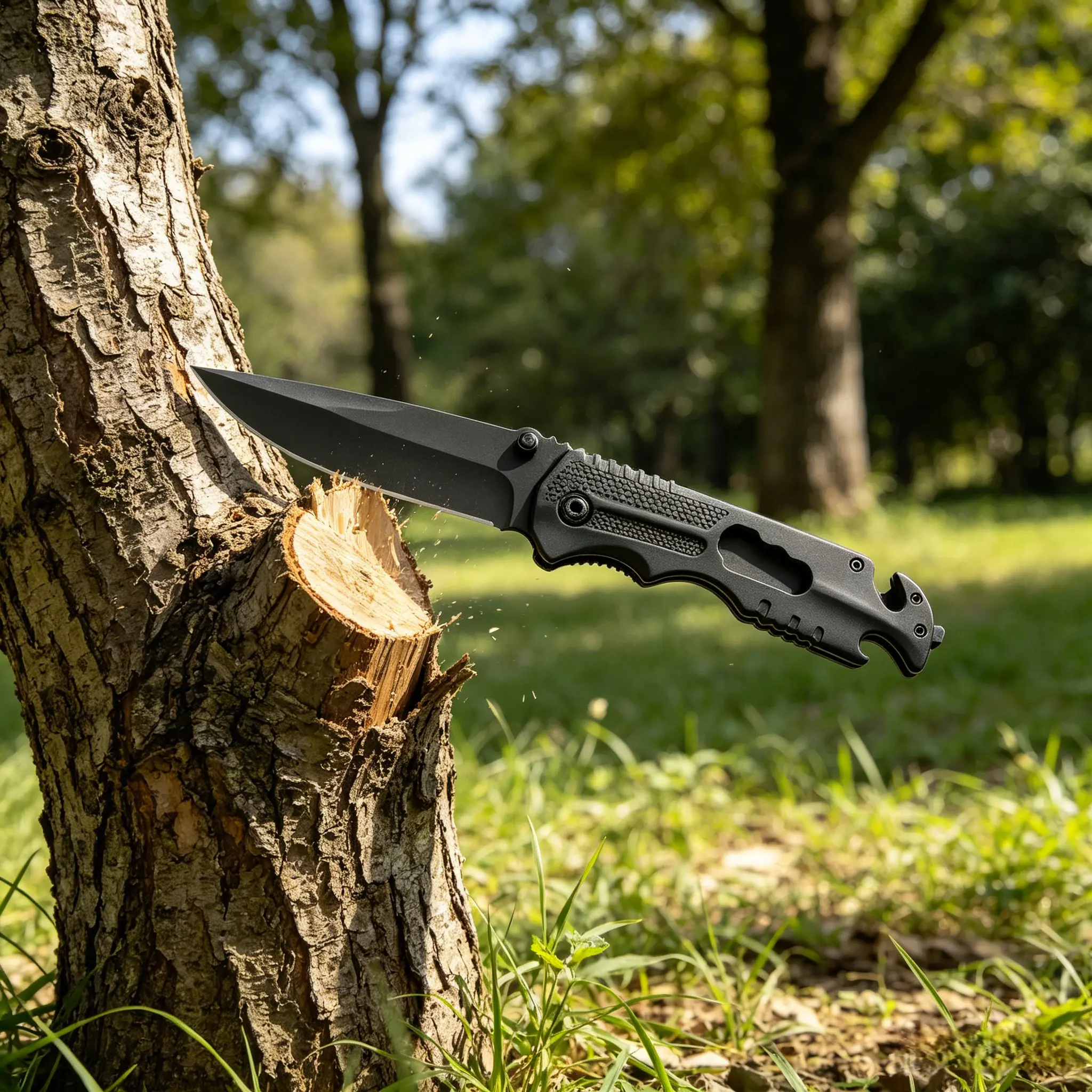 Premium Stainless Steel Folding Pocket Knife for Adults - All Metal Tool, Multifunctional Outdoor Multi Use Knives - Non-Slip Military Tactical EDC Survival Tool with Glass Breaker, Seatbelt Cutter - Heavy-Duty for Whittling, Bushcrafting
