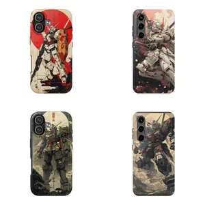 Mobile Suit Gundam Wing Phone Case - Compatible with iPhone 7,8,X,11,12,13,14,15,16,17 & Samsung Galaxy S21,S22,S23,S24,S25 Series