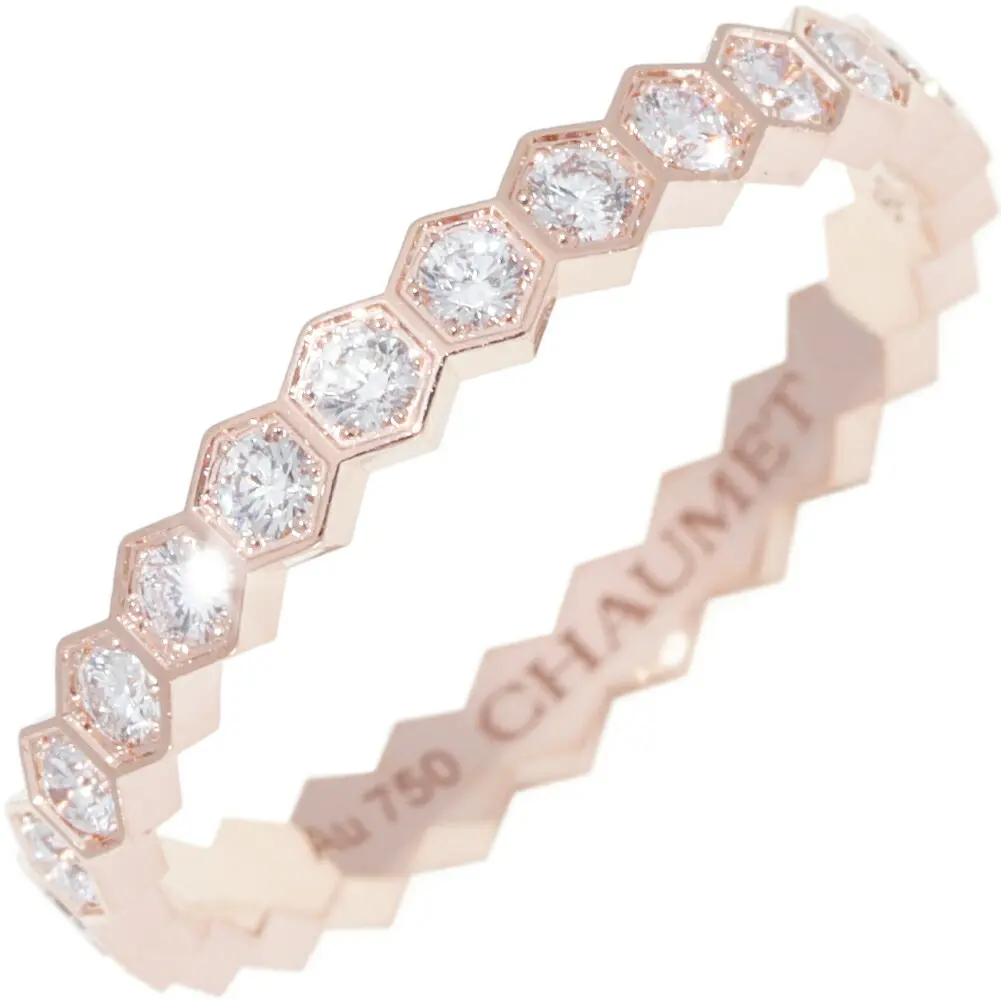 Chaumet Bee My Love Au750 Diamond Ring Size 9.5