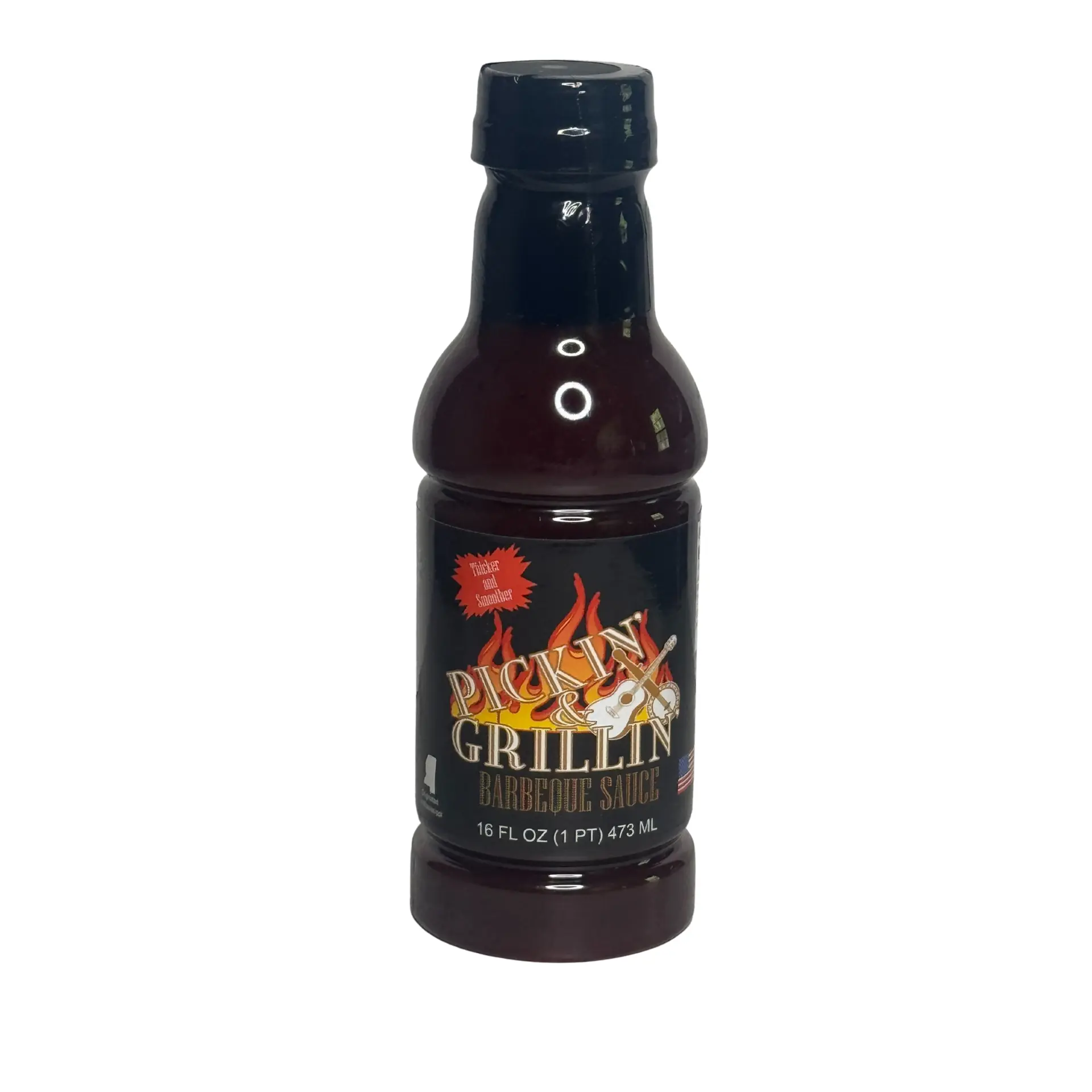 Pickin' N Grillin' Original BBQ Sauce - Sweet & Heat Blend - 16 FL OZ - Award-Winning Memphis Style BBQ Sauce - Tangy Flavor - US Crafted