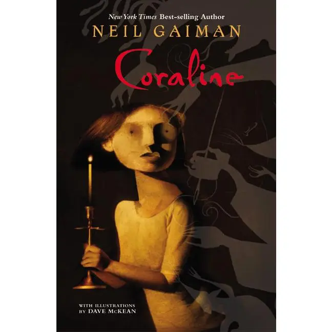 Coraline by Neil Gaiman, illustrated by Dave McKean (2003