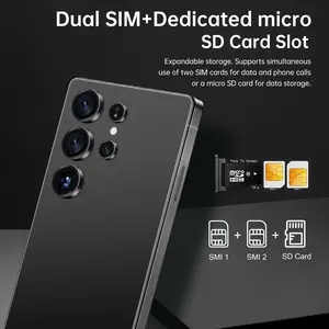 2026 New Lock-Free Smart Android Phone, 4000mah Battery, Dual Sim Slot, 6.8-Inch Screen, Octa-Core Cpu, Android 12, 8mp+16mp Camera, 4g Network, 4+64GB Storage, Expandable