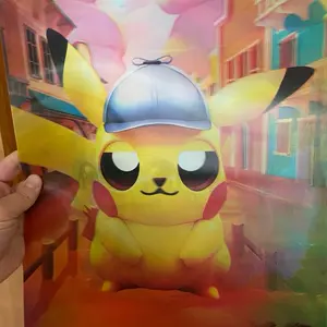Pikachu, bulbasaur, venusaur lenticular poster