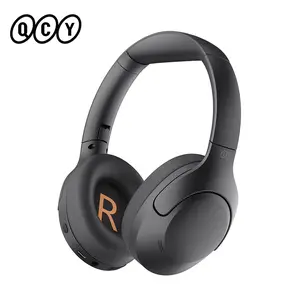 QCY H3 LITE Active Noise Cancelling Headphones, Wireless Over Ear Bluetooth Headphones, 60H Playtime, Muti-Point Connection, Bluetooth 5.3  ANC Assistant Headsets for Travel, Home Office