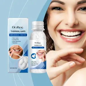 Moldable Oral Dental Repair Gel - Alcohol-Free Multi-Pack for Temporary Fillings, Cavity Repair, Denture Fixing, Teeth Whitening Aid