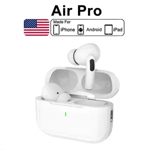 New Airs Pro TWS Bluetooth Earbuds Low Latency HiFi Sound Noise Cancelling Ergonomic Fit Ideal for Music and Gaming