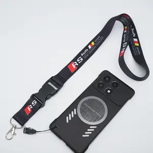 For Audi RS RS5 RS6 A3 Q5 Q7 Q3 A4 A6 A5 A1 A8 Q8 Q2 A7 Neck Straps Lanyard Key Cell Phone Work ID Card Hanging Rope Accessories