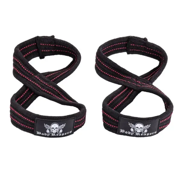 Figure 8 Lifting Straps for Deadlifts, Shrugs & Grip Support | Body Reapers
