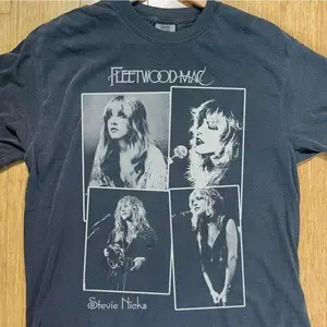 Stevie Nicks Fleetwood Mac Band 90S Retro Style Black T Shirt Vtg, Gift For Fan, Unisex Shirt For Him Her
