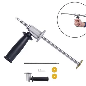 PVC Inside Pipe Cutter - Stainless Steel, 7 Inch Cutting Depth, Black & Yellow Handle, Removable Guide Disk, Durable Design