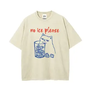 Unisex Anti-ICE Political Oversize Washed T-Shirt, Short-Sleeve Crewneck Casual Cotton Batik Fabric, Pre-Shrunk Super Soft, S-5XL Menswear Streetwear for Men and Women